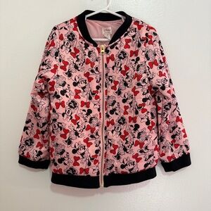 Disney Collection by Tutu Couture Minnie Mouse Bomber Jacket (Girls 7/8)